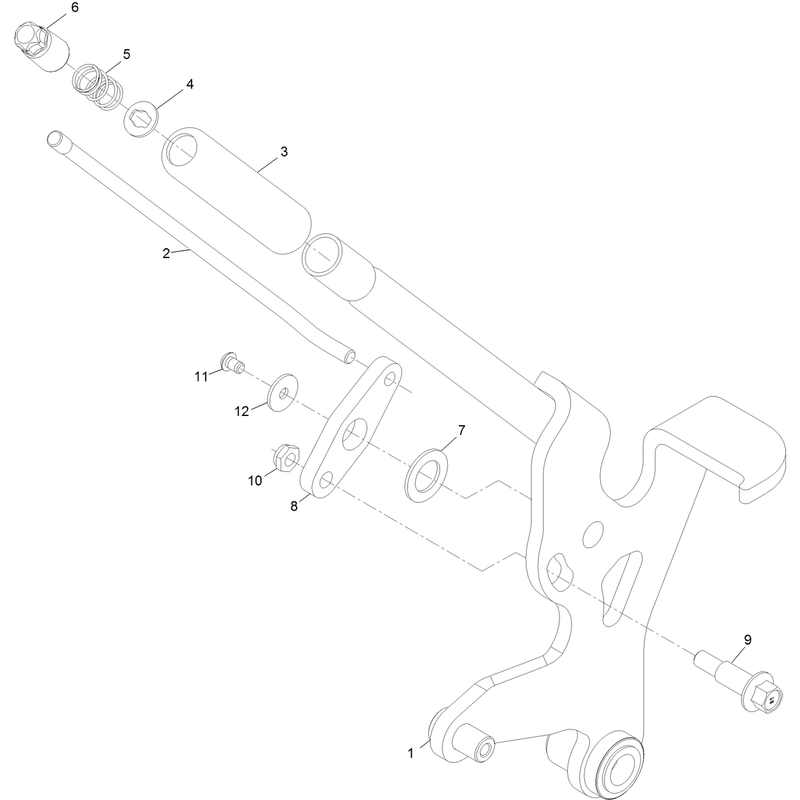 Height-of-Cut Lever Assembly No. 142-2579