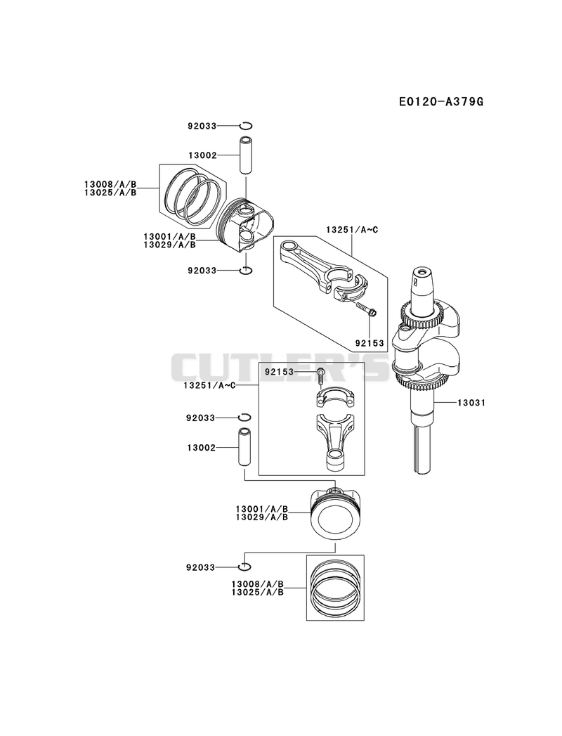 PISTON/CRANKSHAFT