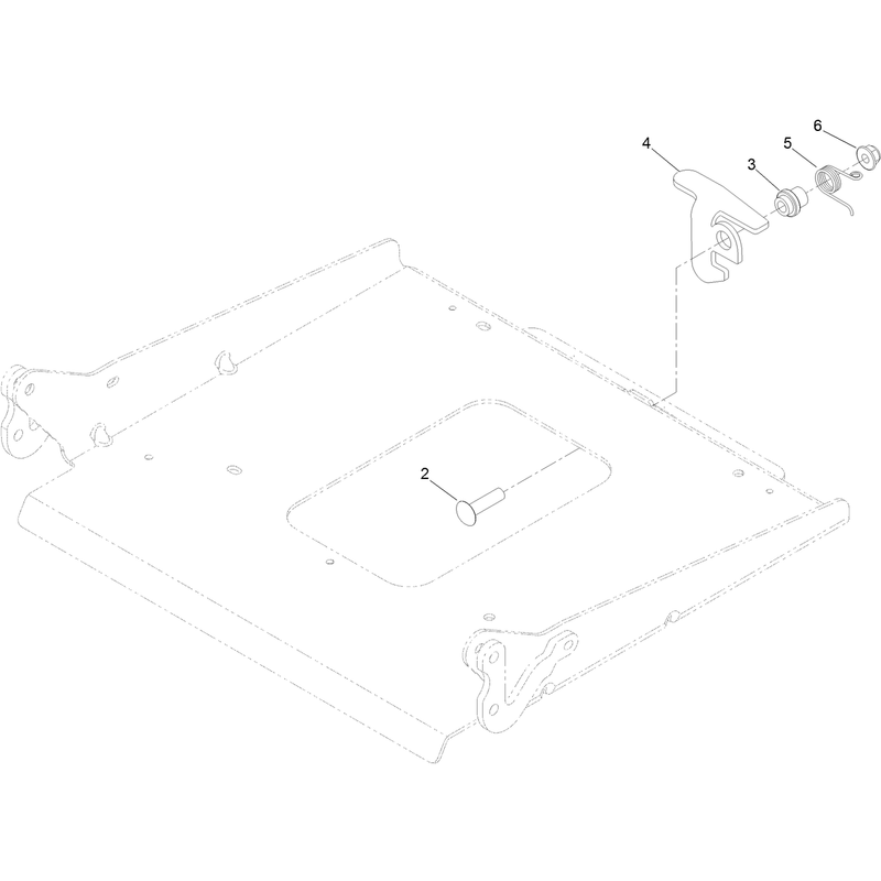 Seat Latch Assembly No. 126-7309