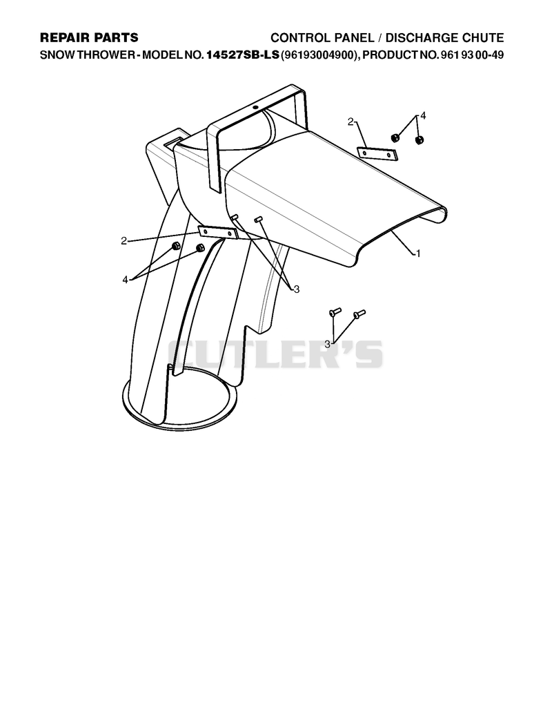 CONTROL PANEL & DISCHARGE CHUTE 3