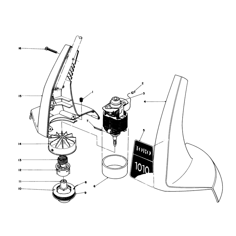 Motor and Housing Assembly