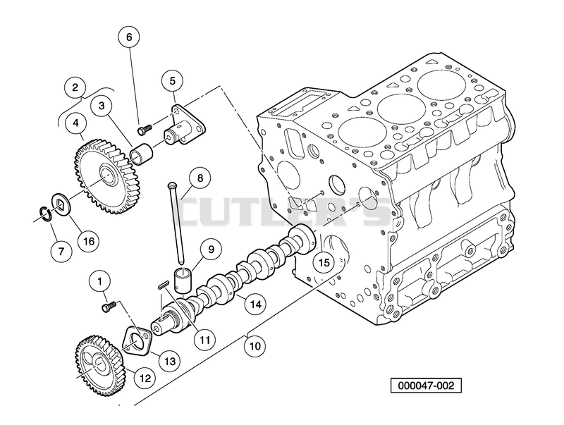 Camshaft and Idle Gear