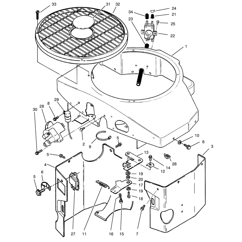 Covers Fuel Pump Coil Regulator and Governor Linkage Assembly