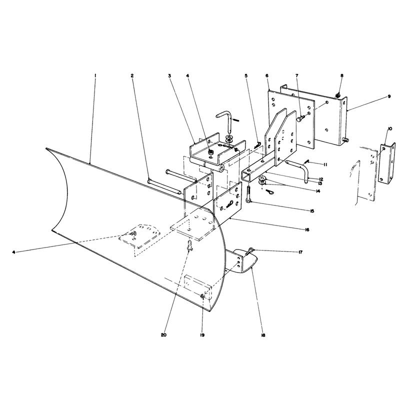 Grader Blade Assembly Model 59099