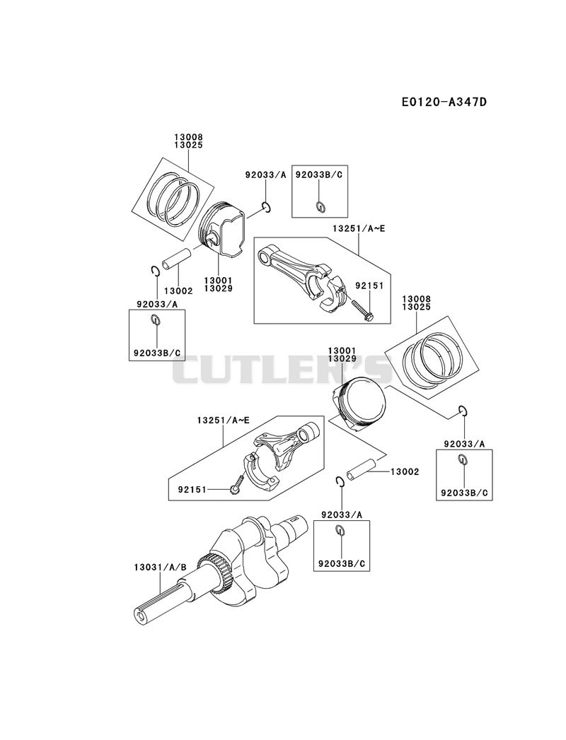 PISTON/CRANKSHAFT