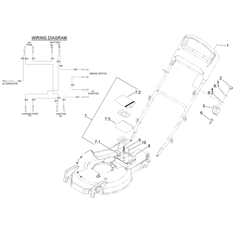 Battery and Switch Assembly