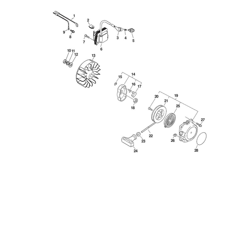 IGNITION, STARTER, FLYWHEEL