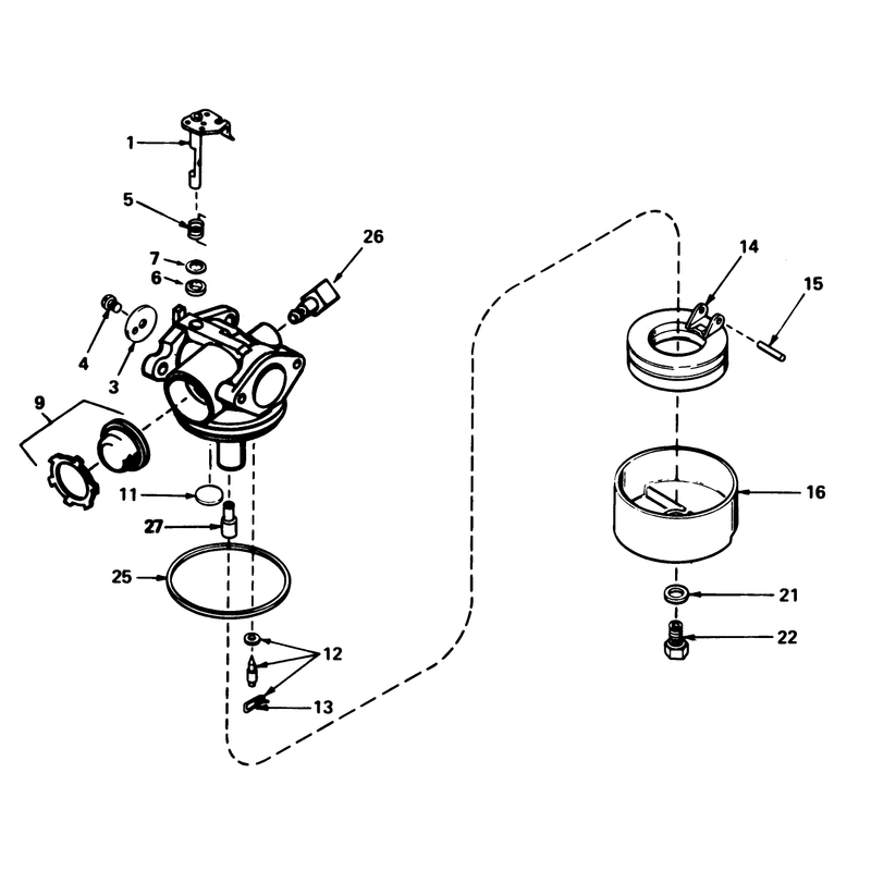 Carburetor No 632050a