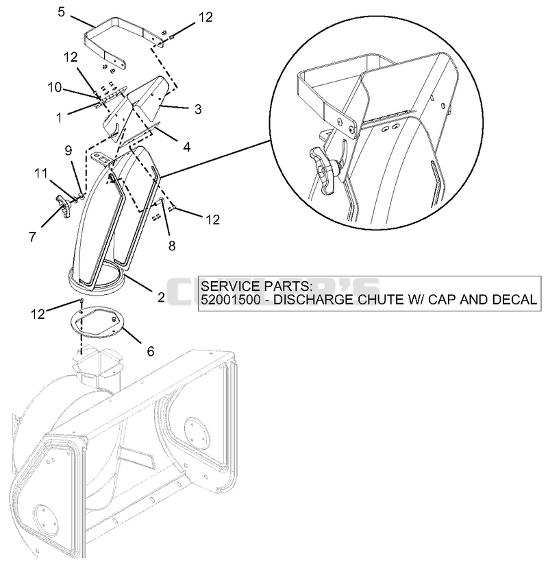 Discharge Chute - 22"