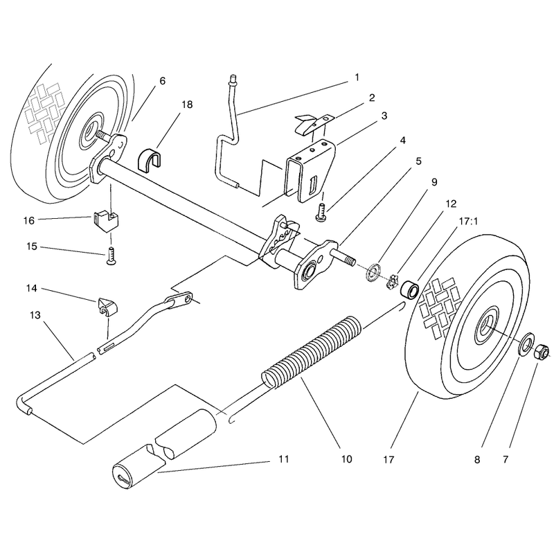 Wheel and Axle Assembly