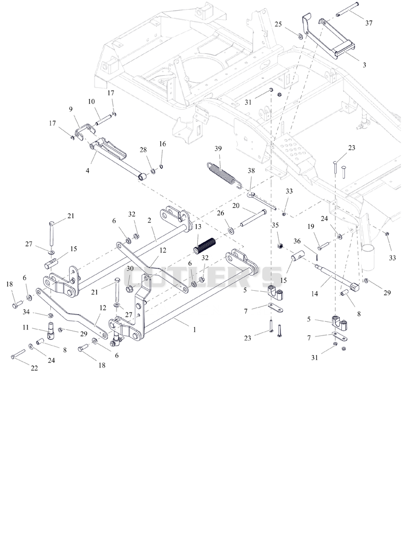 Deck Lift - RH - 52"