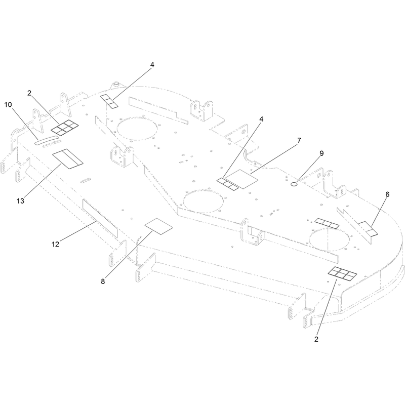 Deck Decal Assembly No 114-4483