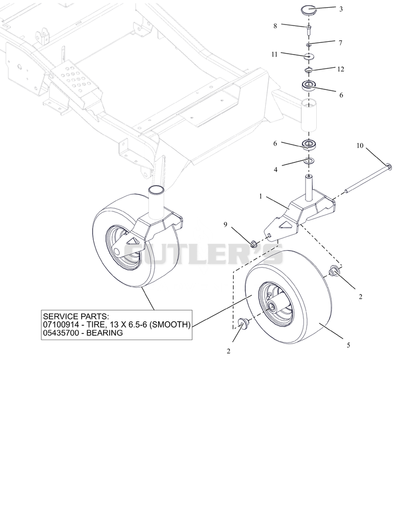 Front Caster Wheels
