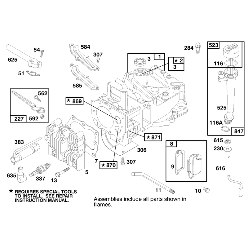 Engine Briggs and Stratton Model 12f802-1750-E1