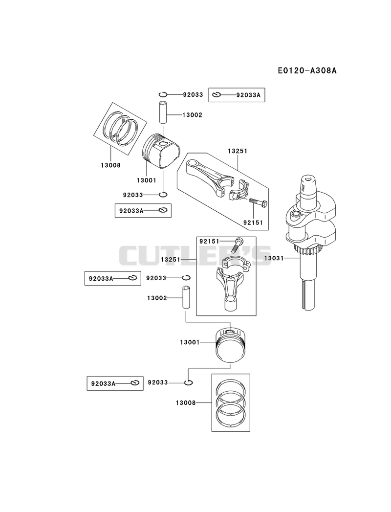 PISTON/CRANKSHAFT