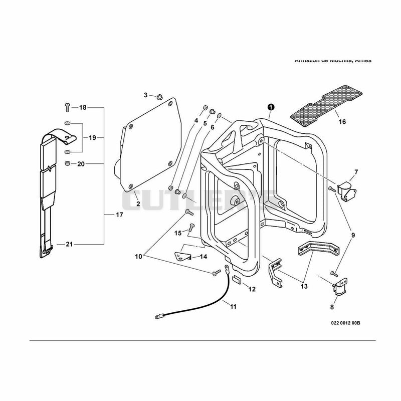 Backpack Frame, Harness