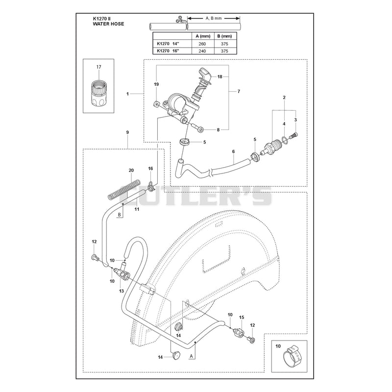 WATER HOSE KIT