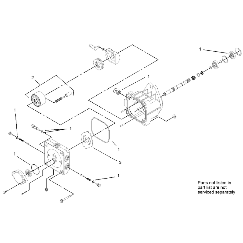 Hydraulic Pump Assembly No 106-9590 and 106-9591