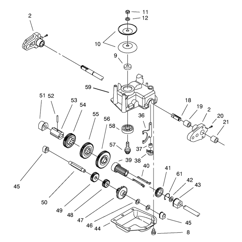 Gear Case Assembly