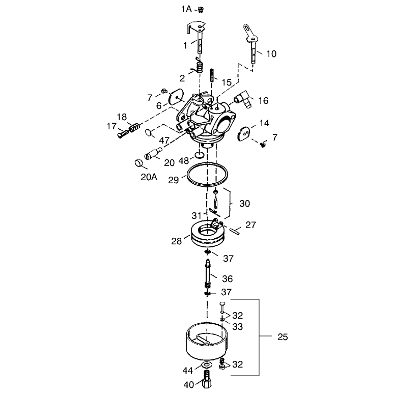 Tecumseh Carburetor No. 640169