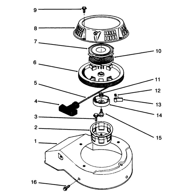 Recoil Assembly Model No 47pr4-3