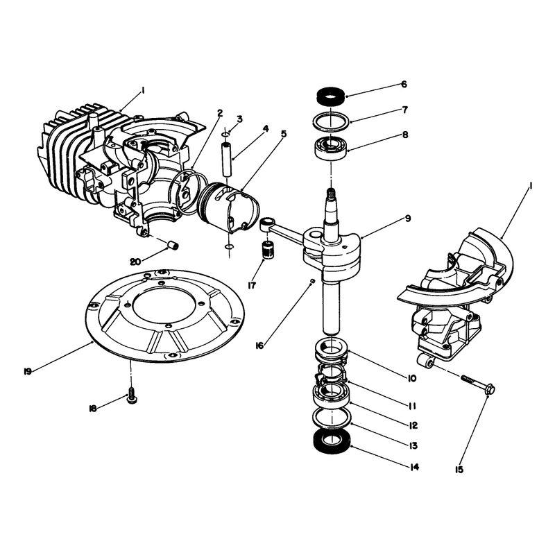Crankshaft Assembly Model No 47pn2-3