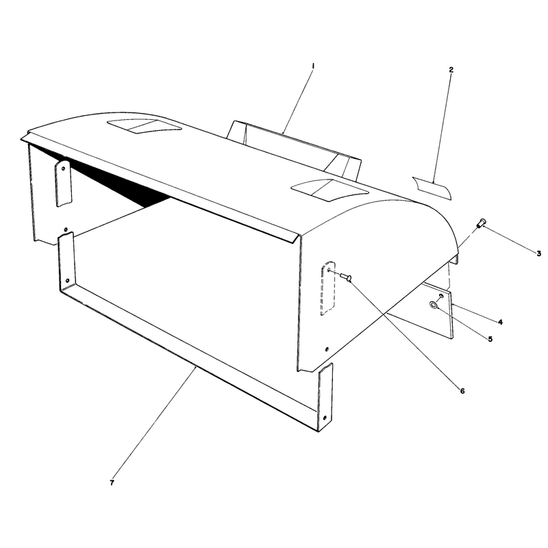 Deflector Assembly Model No 59142 Optional