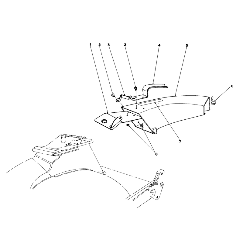 Side Discharge Chute Model No 59108 Optional