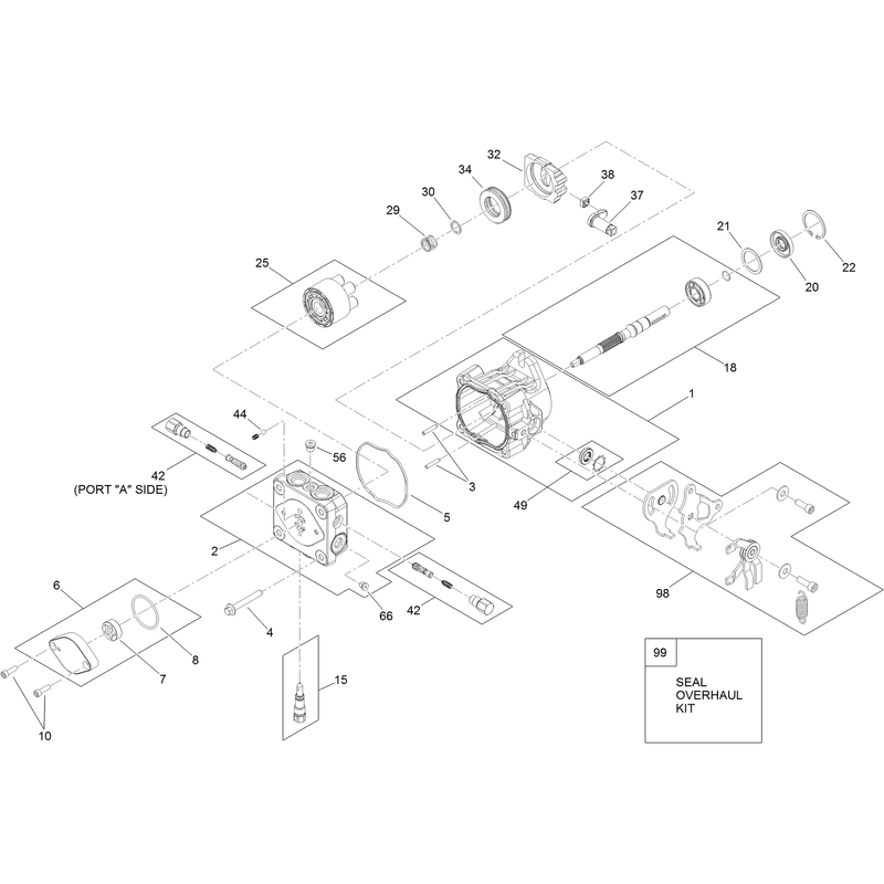 Hydraulic Pump Assembly No 119-0177