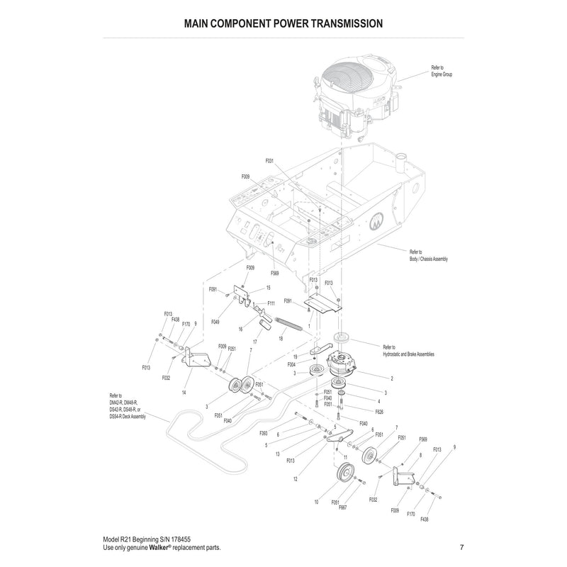 MAIN COMPONENT POWER TRANSMISSION