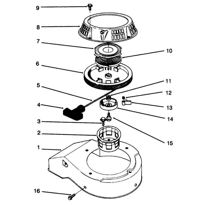 Recoil Assembly Model No 47pr4-3