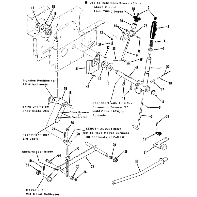 Manual Lift Linkage