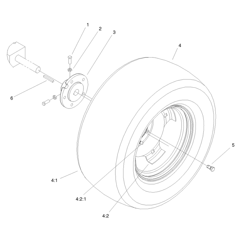 Rear Wheel Assembly