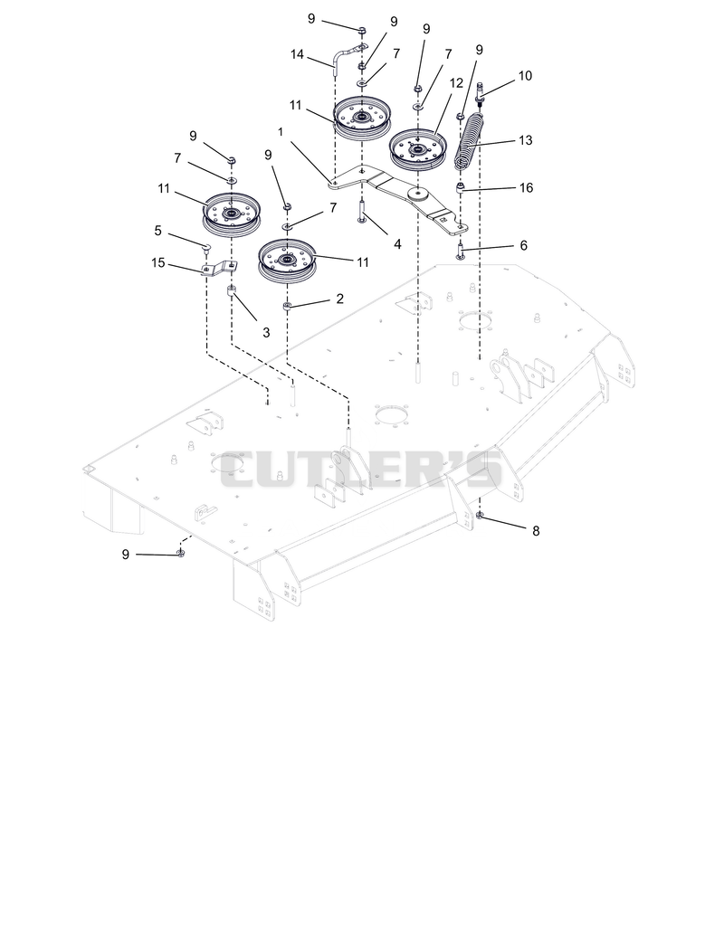 Idlers and Sheaves – 52" and 60"