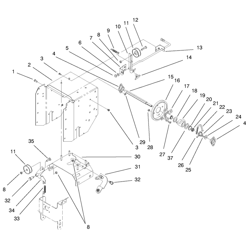 Upper Traction Assembly