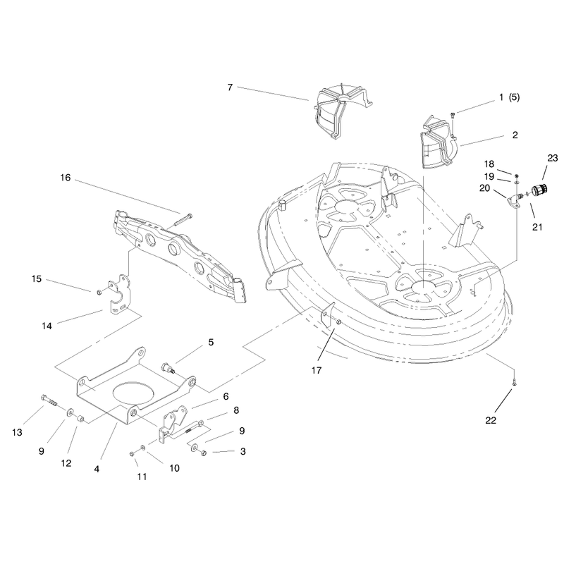 Suspension Assembly 38in Cutting Unit