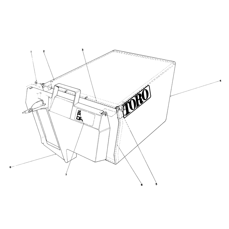 Grass Bag Assembly No 43-0018