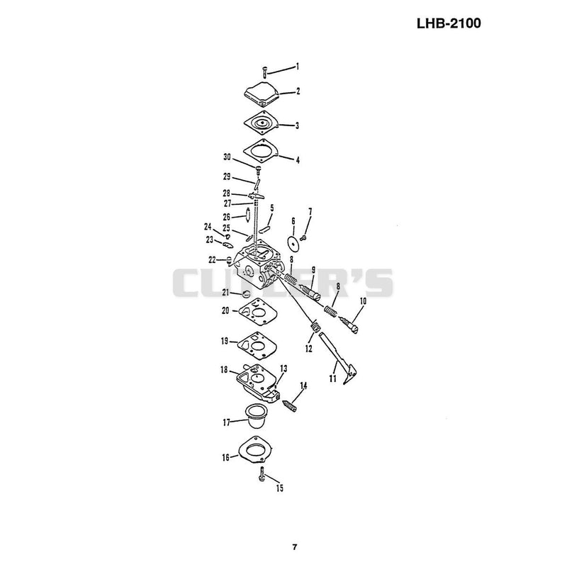 Carburetor C1U-K26A Includes The Following