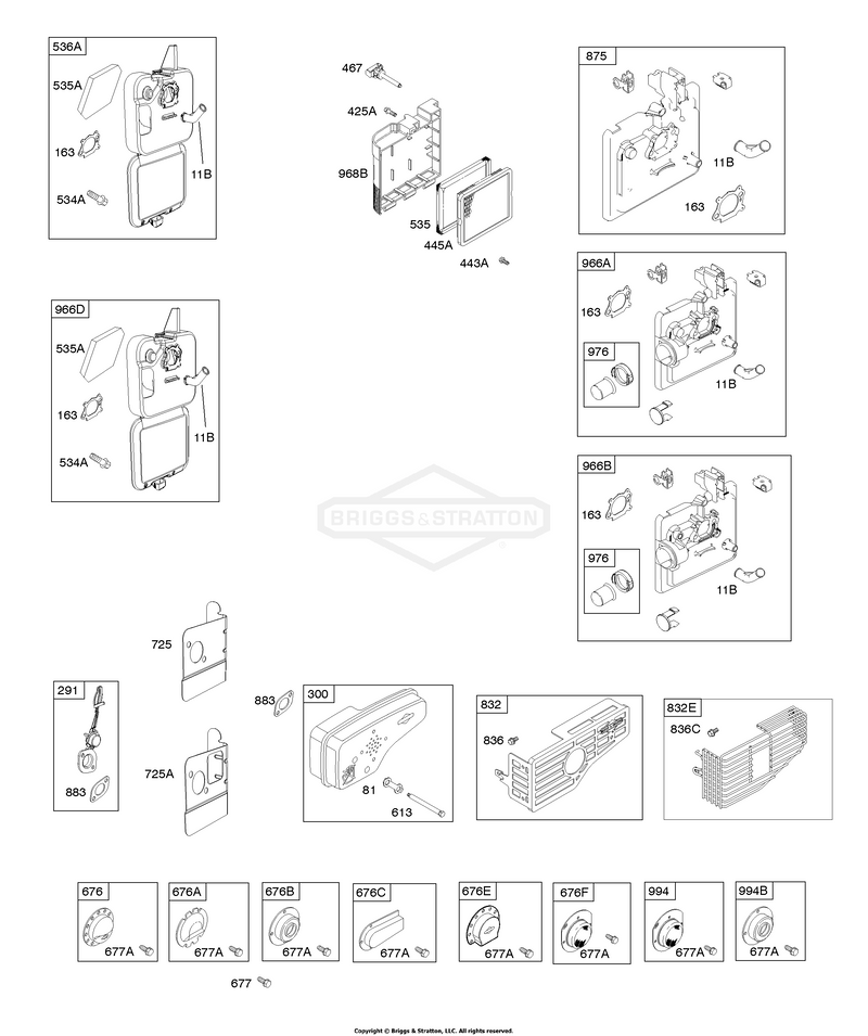 Air Cleaner, Exhaust System