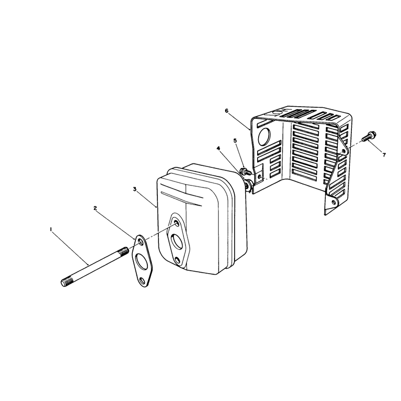 Muffler Assembly Model No Vml0-7