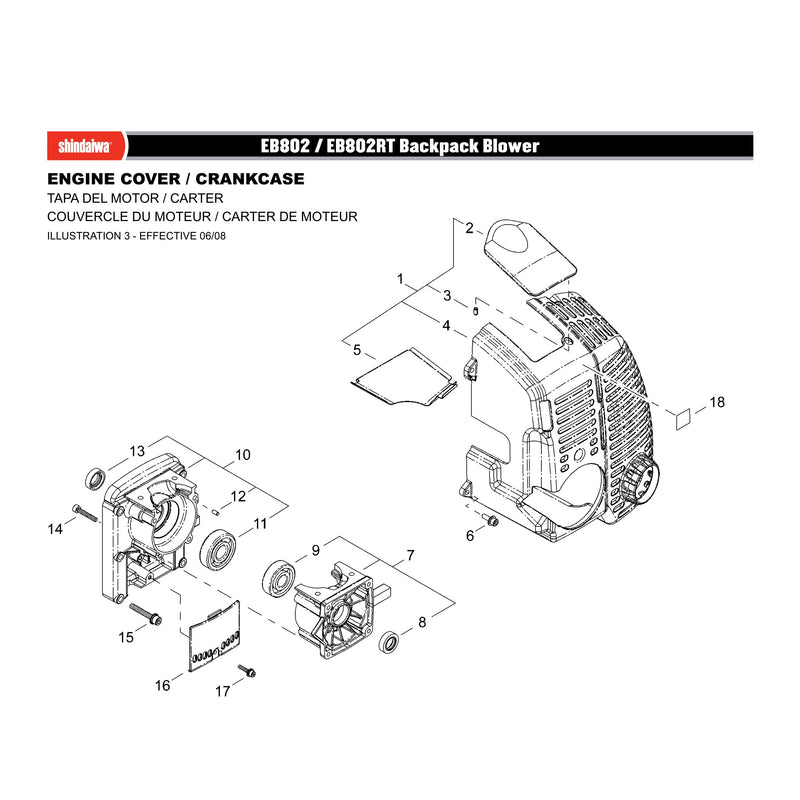 ENGINE COVER / CRANKCASE