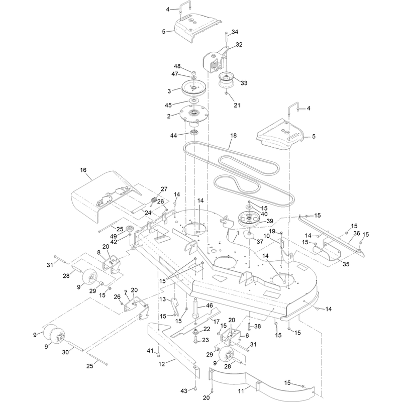 60 Inch Deck Assembly