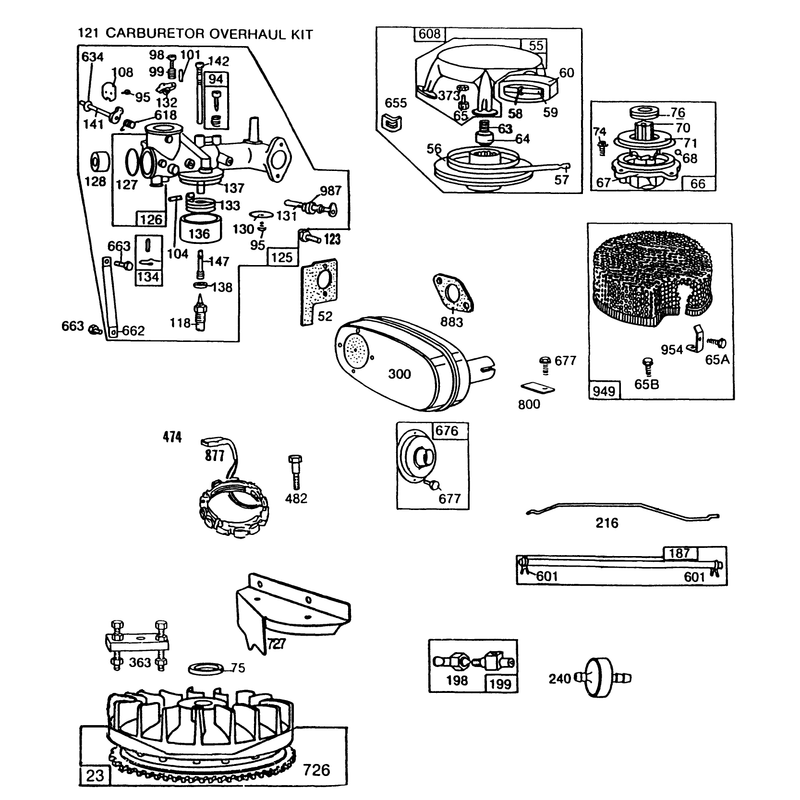Briggs and Stratton Model No 253706-0223-01 Continued