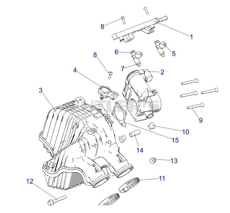 Engine, Air Intake Manifold