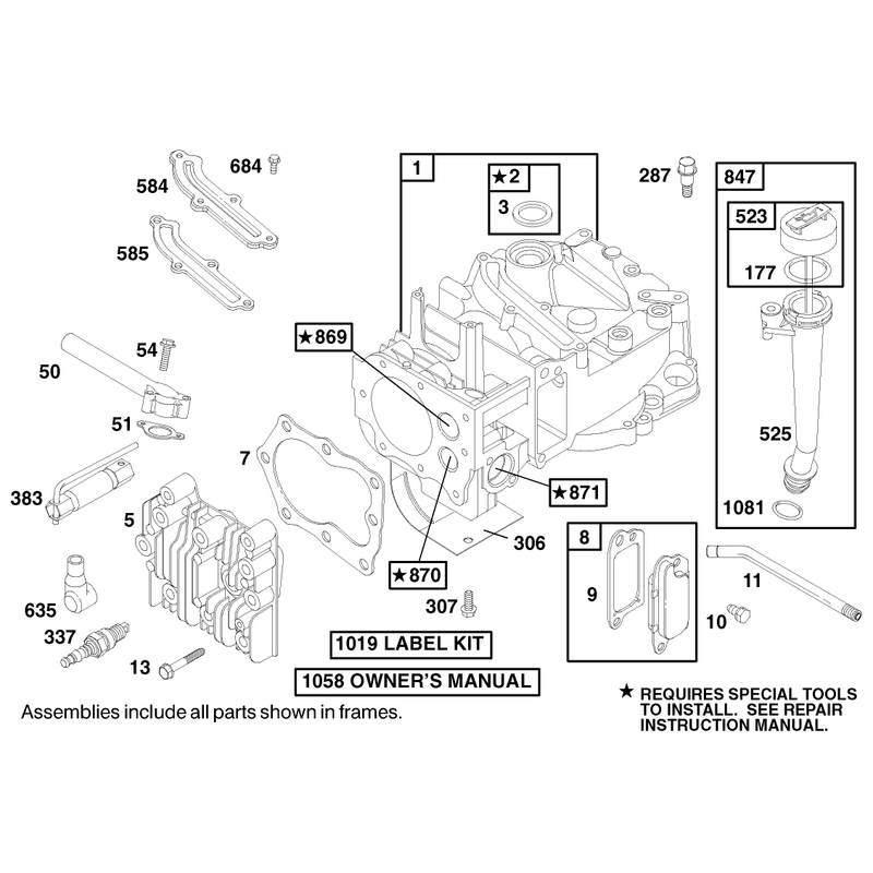 Engine Briggs and Stratton Model 12h802-1767-E1