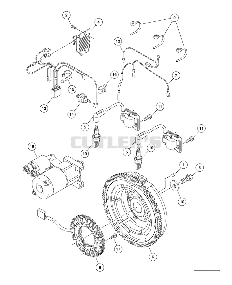Ignition Components and Flywheel