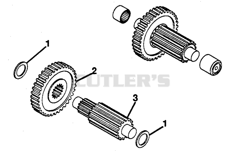 NUMBER SEVEN SHAFT - PINION/FINAL DRIVE