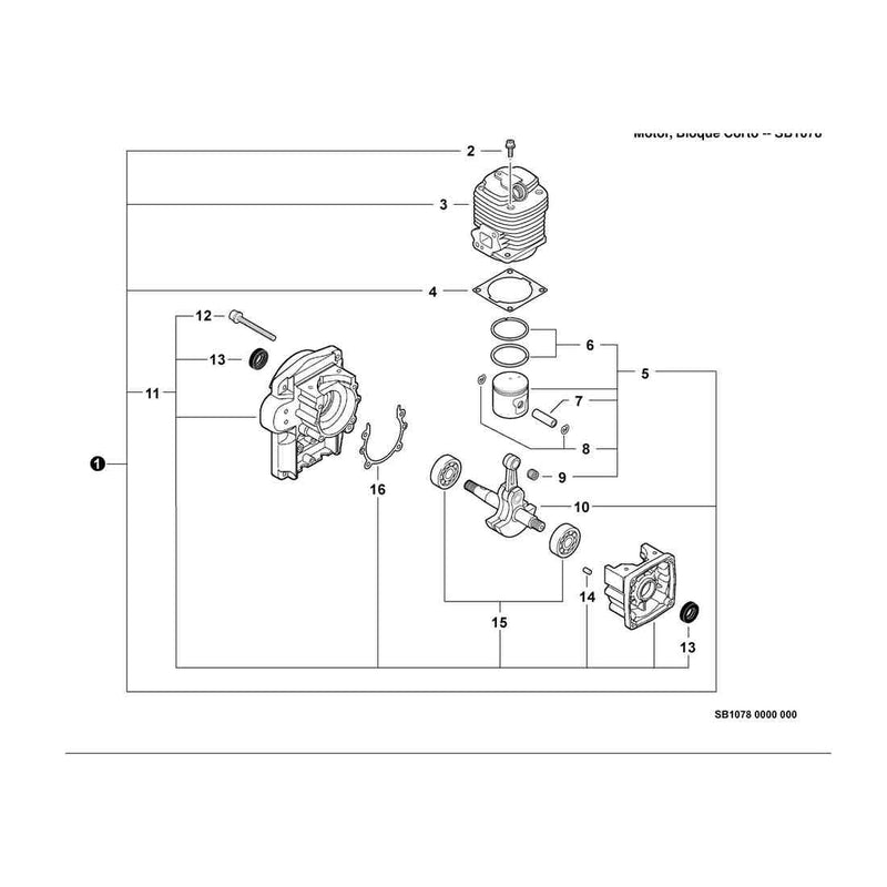 Engine, Short Block -- SB1078
