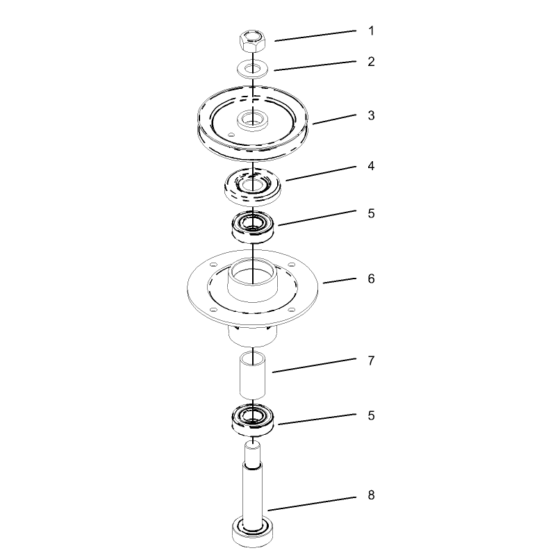 Spindle Assembly No 106-0786