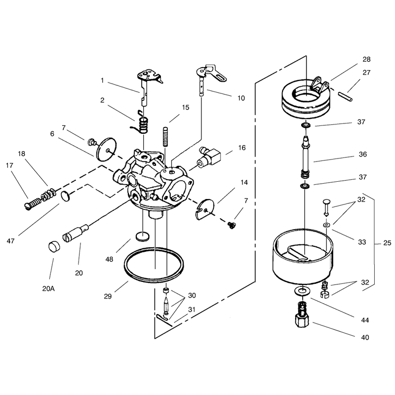 Carburetor No. 640084a